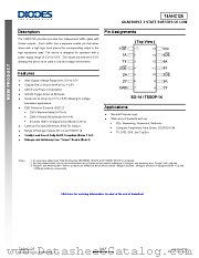 74AHC125T14-13 datasheet pdf Diodes