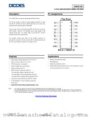 74AHC138S16-13 datasheet pdf Diodes