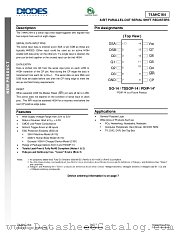 74AHC164T14-13 datasheet pdf Diodes