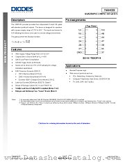 74AHC32T14-13 datasheet pdf Diodes