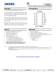 74AHC595T16-13 datasheet pdf Diodes