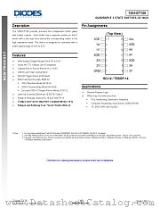 74AHCT126S14-13 datasheet pdf Diodes