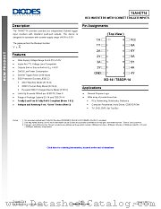 74AHCT14T14-13 datasheet pdf Diodes