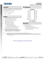 74AHCT32T14-13 datasheet pdf Diodes