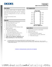 74AHCU04S14-13 datasheet pdf Diodes