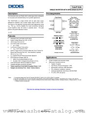 74AUP1G06FX4-7 datasheet pdf Diodes