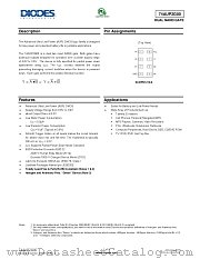 74AUP2G00 datasheet pdf Diodes