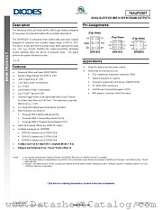 74AUP2G07 datasheet pdf Diodes