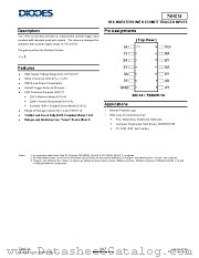 74HC14T14-13 datasheet pdf Diodes