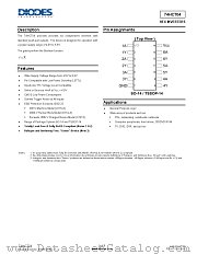 74HCT04T14-13 datasheet pdf Diodes
