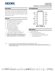 74HCT126T14-13 datasheet pdf Diodes