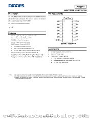 74HCU04 datasheet pdf Diodes