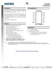 74LV04AT14-13 datasheet pdf Diodes