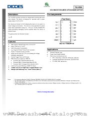 74LV05AS14-13 datasheet pdf Diodes