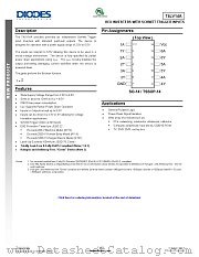 74LV14AS14-13 datasheet pdf Diodes