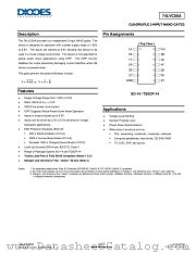 74LVC00AS14-13 datasheet pdf Diodes