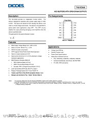 74LVC04AT14-13 datasheet pdf Diodes