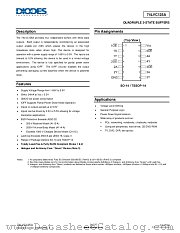 74LVC125AS14-13 datasheet pdf Diodes
