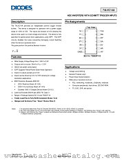 74LVC14AS14-13 datasheet pdf Diodes