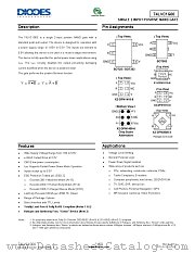 74LVC1G00Z-7 datasheet pdf Diodes