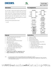 74LVC1G04Z-7 datasheet pdf Diodes