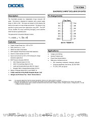 74LVC86AS14-13 datasheet pdf Diodes