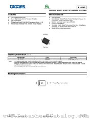 B140WS-7 datasheet pdf Diodes
