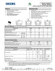 BAV70T-7-F datasheet pdf Diodes