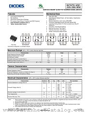 BAT54SDW-7-F datasheet pdf Diodes