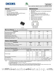 BAT54DW-7-F datasheet pdf Diodes