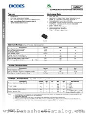 BAT54WT-7 datasheet pdf Diodes