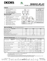 BC847AT-7-F datasheet pdf Diodes