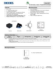 BC847BFZ-7B datasheet pdf Diodes