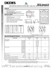 DCX143EH-7 datasheet pdf Diodes