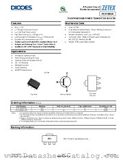 FCX1053A datasheet pdf Diodes