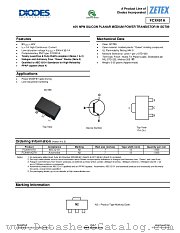 FCX491A datasheet pdf Diodes