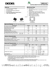 MMBD4448V-7 datasheet pdf Diodes