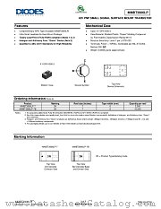 MMBT3906LP-7 datasheet pdf Diodes