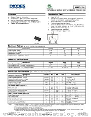 MMBT4124-7-F datasheet pdf Diodes