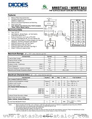 MMBTA63-7-F datasheet pdf Diodes
