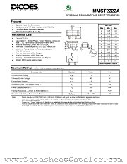 MMST2222A-7-F datasheet pdf Diodes