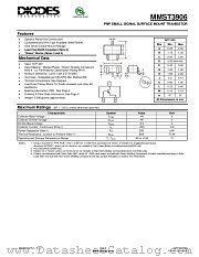 MMST3906-7-F datasheet pdf Diodes