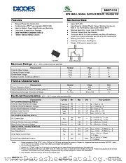 MMST4124-7-F datasheet pdf Diodes