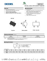 MMST4403-7-F datasheet pdf Diodes