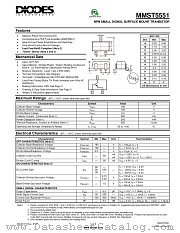 MMST5551-7-F datasheet pdf Diodes