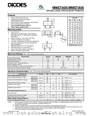 MMSTA06-7-F datasheet pdf Diodes