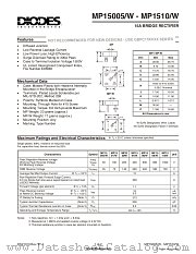 MP1506/W datasheet pdf Diodes