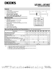 UF1002-T datasheet pdf Diodes