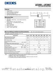 UF2001-T datasheet pdf Diodes
