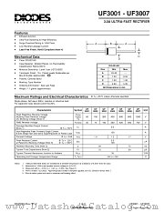UF3001-T datasheet pdf Diodes